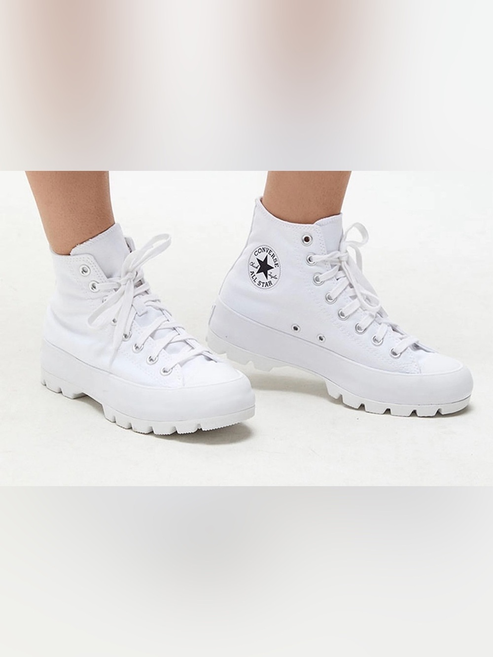 Converse Chuck Taylor All Star Lugged High Top Sneaker - White